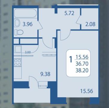 Подольск, 1-но комнатная квартира, ул. Плещеевская д.42 к2, 2340000 руб.