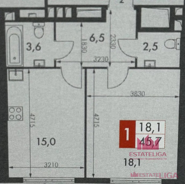 Москва, 1-но комнатная квартира, ул. Академика Волгина д.2, 29000000 руб.