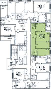 Москва, 3-х комнатная квартира, ул. Радиальная 6-я д.7, к 28/29, 7147399 руб.