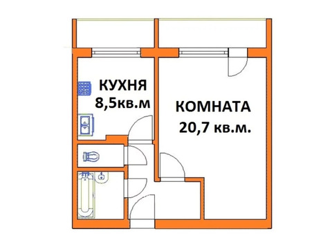 Москва, 1-но комнатная квартира, ул. Фруктовая д.5к1, 9500000 руб.