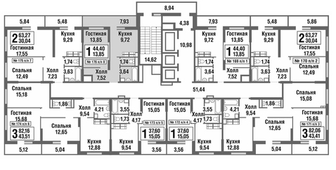 Москва, 1-но комнатная квартира, улица Татьянин Парк д., 5733394 руб.