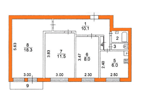 Ржавки, 3-х комнатная квартира,  д.15, 7000000 руб.