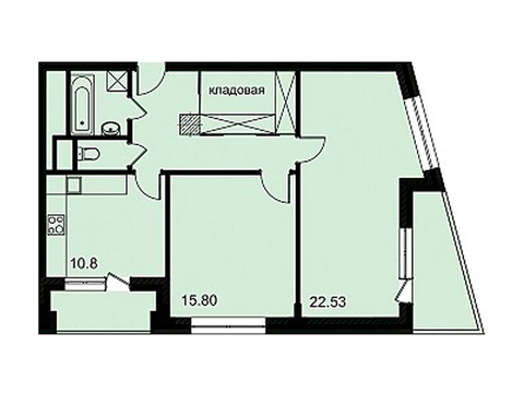 Москва, 2-х комнатная квартира, ул. Автозаводская д.23стр120, 12388822 руб.