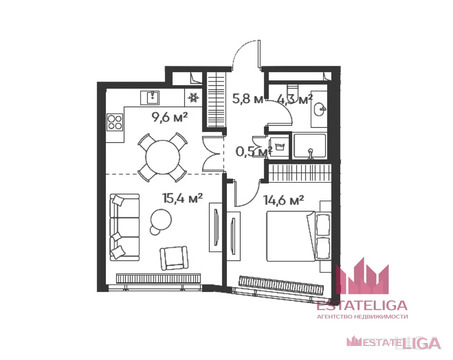 Москва, 1-но комнатная квартира, ул. Летниковская д.11к1, 39390000 руб.