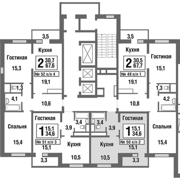 Балашиха, 1-но комнатная квартира, микрорайон Павлино д., 2726341 руб.