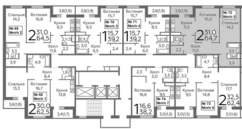 Балашиха, 2-х комнатная квартира, микрорайон Павлино д., 4347840 руб.