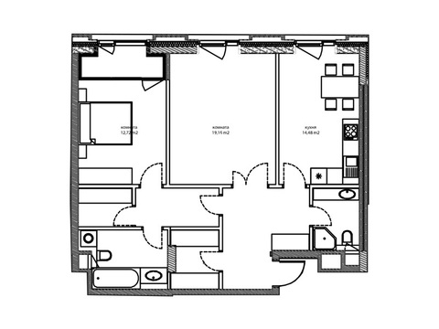 Москва, 2-х комнатная квартира, ул. Автозаводская д.Вл23, 21498642 руб.