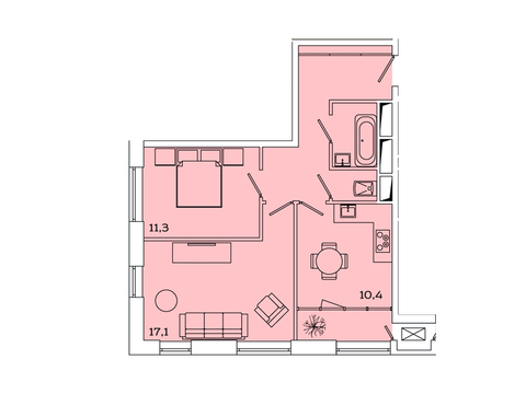 Москва, 2-х комнатная квартира, Рязанский пр-кт. д.2, 10034793 руб.