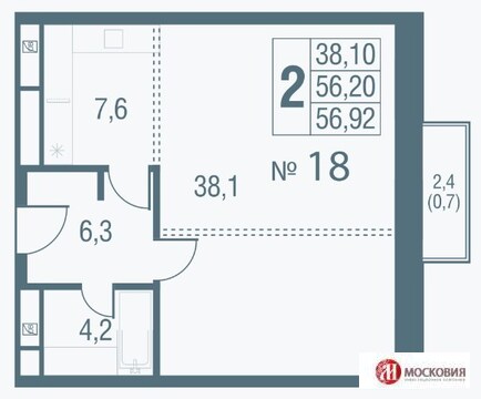 Москва, 2-х комнатная квартира, 3-й Павелецкий проезд д.5, 11940678 руб.