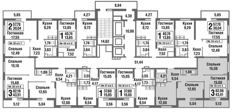 Москва, 3-х комнатная квартира, улица Татьянин Парк д., 9833290 руб.