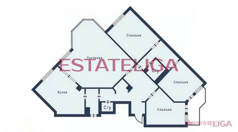 Москва, 4-х комнатная квартира, ул. Минская д.1А, 165000000 руб.