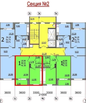 Островцы, 1-но комнатная квартира, ул. Баулинская д.8, 2650000 руб.