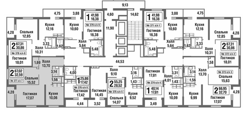 Москва, 2-х комнатная квартира, улица Татьянин Парк д., 8031040 руб.