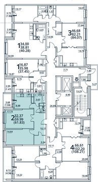 Москва, 2-х комнатная квартира, ул. Радиальная 6-я д.7, к 30, 5609200 руб.