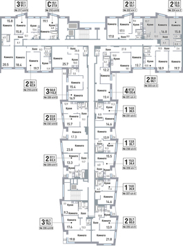 Москва, 2-х комнатная квартира, ул. Саморы Машела д.5, 8808975 руб.