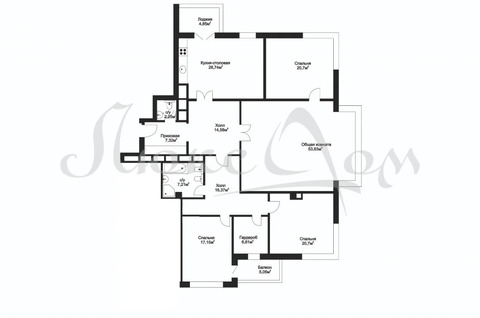 Москва, 4-х комнатная квартира, ул. Молодогвардейская д.8 корп. 1, 56900000 руб.