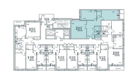 Москва, 2-х комнатная квартира, ул. Радиальная 6-я д.7, к 27, 6825920 руб.