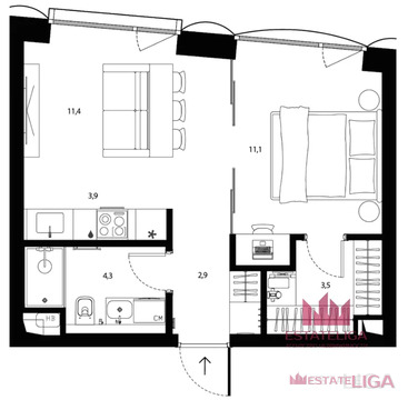 Москва, 1-но комнатная квартира, ул. Даниловский Вал д.1А, 20990000 руб.