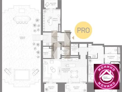 Москва, 2-х комнатная квартира, Большой Черкасский пер. д.д. 4, 1061400000 руб.