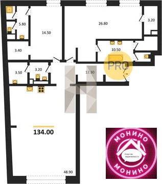 Москва, 2-х комнатная квартира, Богоявленский пер. д.д. вл. 3с1, 314900000 руб.