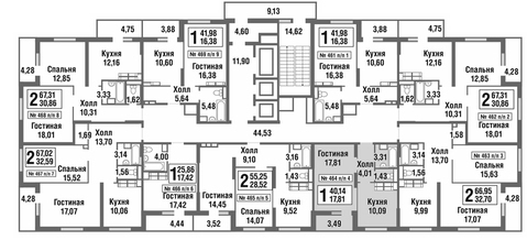 Москва, 1-но комнатная квартира, улица Татьянин Парк д., 5071307 руб.