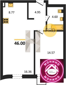 Москва, 1-но комнатная квартира, 8 Соколиной Горы ул. д.д. вл. 26А, 17986000 руб.
