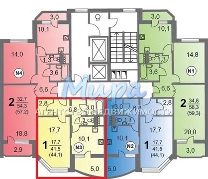 Москва, 1-но комнатная квартира, Александры Монаховой д.109к3, 5300000 руб.