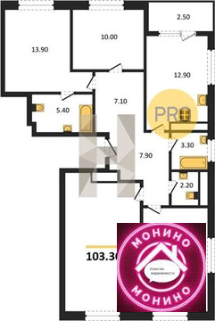 Москва, 4-х комнатная квартира, ул. Летная д.д. 95, 59914000 руб.