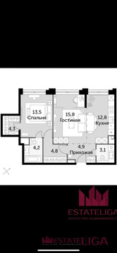 Москва, 2-х комнатная квартира, Шелепихинская наб. д.40к1, 38600000 руб.