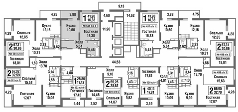 Москва, 1-но комнатная квартира, улица Татьянин Парк д., 5264732 руб.