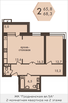 Москва, 2-х комнатная квартира, ул. Гродненская д.д.5  корп.2, 12131787 руб.