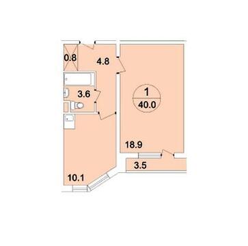 Москва, 1-но комнатная квартира, Бориса Пастернака д.3, 5100000 руб.