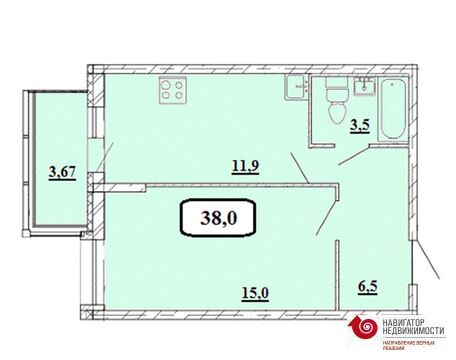 Красногорск, 1-но комнатная квартира, б-р Космонавтов д.д. 11, 4120826 руб.