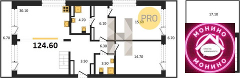 Москва, 2-х комнатная квартира, ул. Дубининская д.д. 59, корпус 2, 98110000 руб.