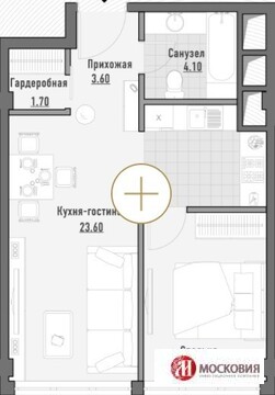 Москва, 2-х комнатная квартира, ул. Тихвинская д.17 к1 с1, 8230000 руб.