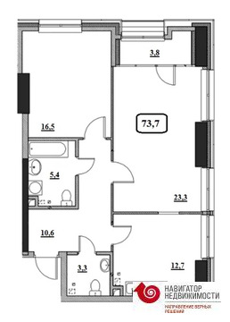 Москва, 2-х комнатная квартира, ул. Поляны д.д. 5, 10755571 руб.