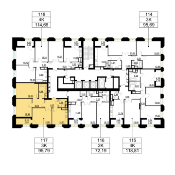 Москва, 3-х комнатная квартира, ул. Берзарина д.д. 28, корп. 2, 21226260 руб.