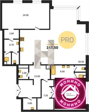 Москва, 2-х комнатная квартира, Богоявленский пер. д.д. вл. 3с1, 421950000 руб.
