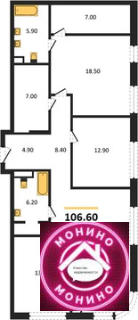Москва, 3-х комнатная квартира, ул. Автозаводская д.д. 23/64, 58411253 руб.