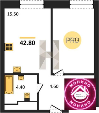 Москва, 1-но комнатная квартира, Ленинградское шос. д., 21584040 руб.