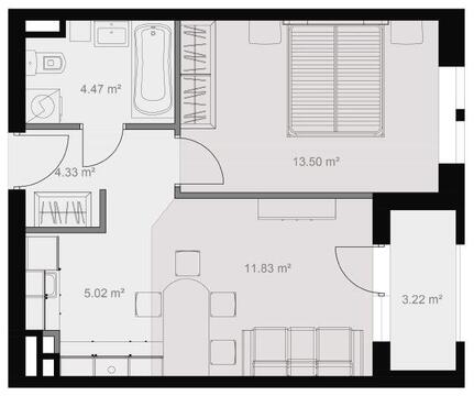 Москва, 1-но комнатная квартира, Кронштадтский б-р. д.6, 8630500 руб.