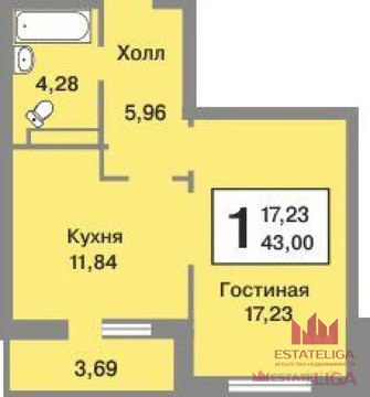 Москва, 1-но комнатная квартира, улица Татьянин Парк д.15к2, 14950000 руб.