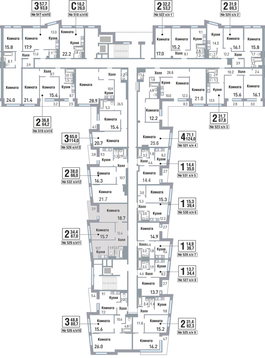 Москва, 2-х комнатная квартира, ул. Саморы Машела д.5, 9055050 руб.