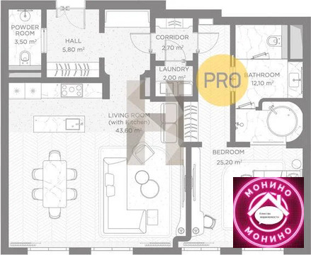 Москва, 1-но комнатная квартира, Большой Черкасский пер. д.д. 4, 340360000 руб.