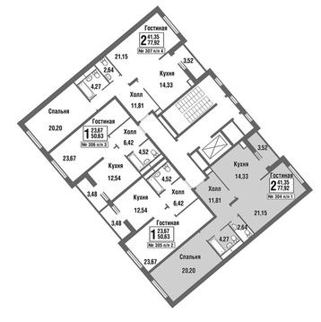 Москва, 2-х комнатная квартира, улица Татьянин Парк д., 9806232 руб.