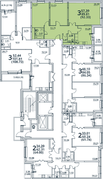 Москва, 3-х комнатная квартира, ул. Радиальная 6-я д.7, к 28/29, 7000000 руб.