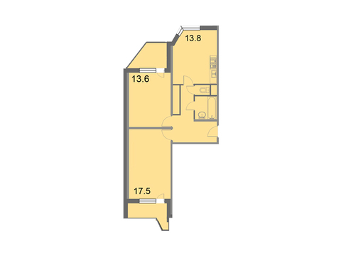 Москва, 2-х комнатная квартира, Грайвороновский 2-й проезд д.вл38с4, 9219168 руб.
