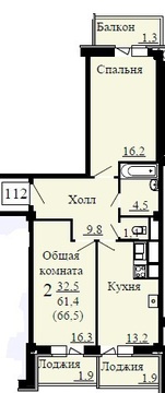 Софрино, 2-х комнатная квартира, ул. Заводская д.20, 3200000 руб.