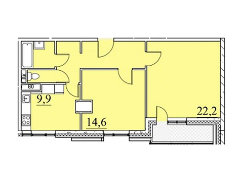 Москва, 2-х комнатная квартира, ул. Автозаводская д.23стр120, 8794825 руб.