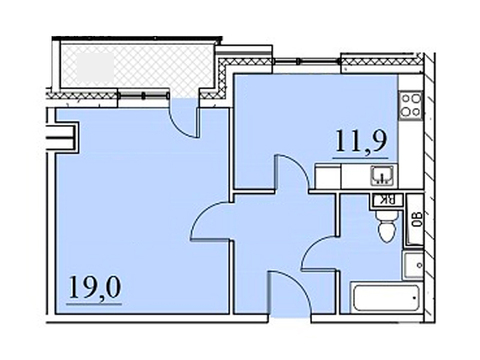 Москва, 1-но комнатная квартира, ул. Автозаводская д.23стр120, 6737984 руб.